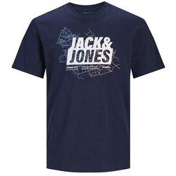 Camiseta Jack And Jones Azul Marino Cuello Redondo