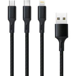 Cable USB-Lightning / USB-C / Micro USB 2A MYWAY