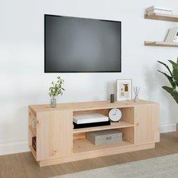 Mueble De Tv VIDAXL Marrón Madera (110x35x40.5 cm)