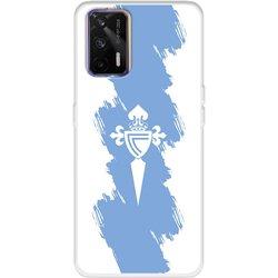 Funda para Realme GT del Celta Escudo Trazo Azul - Licencia Oficial RC Celta