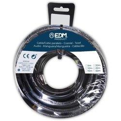 Cable EDM 2 x 1,5 mm 10 m Negro