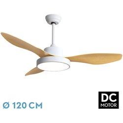 Akunadecor - Ventilador De Techo Metal Blanco Hayate