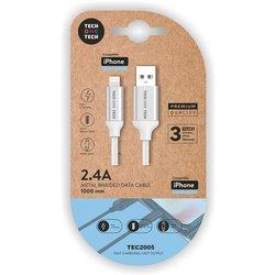 Cable usb a lightning tech one tech 1 m