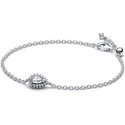 Pulsera Halo Brillante Corte Pera Pandora - 593001C01