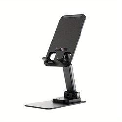 Soporte para Tablet y Movil, Soporte de Movil para Mesa de Calidad Excelente, Base Metalico y Soporte ABS, Plegable, Extensible y Angulo Ajustable, Robusto y Fuerte, Compatible para Ipad, Telefono Movil, Nuestro Diseño Nuevo lanzamiento de 2023