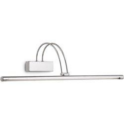 Ideal lux bow - aplique led para cuadro grande cromo