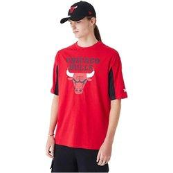 Camiseta de Hombre NEW ERA Corta Nba Mesh Rojo (M)