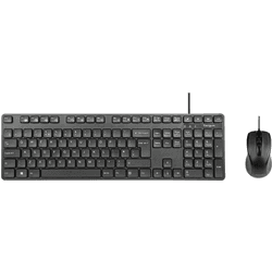 Combo de teclado y mouse con cable de tamaño completo (español)