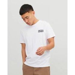 Camiseta jack & jones corp logo hombre white