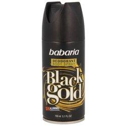 BABARIA BLACK GOLD DESODORANTE +50 ML GRATIS 200ML