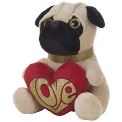 Peluche Pug 26 cm