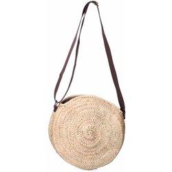 Bolso Mujer EDM Redondo Hoja de palma 30 x 30 cm