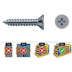 Celo Tornillo Chapa Avellanada Philips 7982 4.8x50 Zinc 250 Unidades