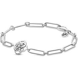 Pandora Dia de la Madre Pulsera en Plata de Ley Eslabones Pétalos de Rosa 599409C01 , para Mujer