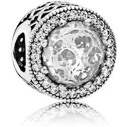 Pandora Charm en plata de ley Corazones Radiantes