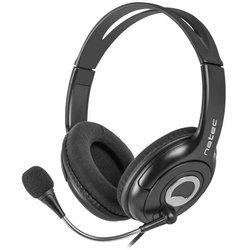 AURICULARES NATEC BEAR 2 CON MICROFONO NEGRO