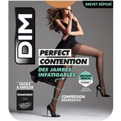 DIM Perfect Contention Panty Compresión Nude Transp 25D TL 1ud