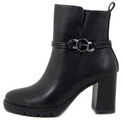 Botas Mujer Veganos Negros, Tacón Alto, Suela Antideslizante, Tamaris