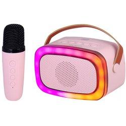 Klack BT-K8 Altavoz Karaoke Portátil Bluetooth 10W Rosa