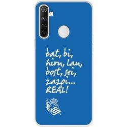 Funda para Realme 6i del Real Sociedad de Fútbol Real grito aficion  - Licencia Oficial Real Sociedad de Fútbol