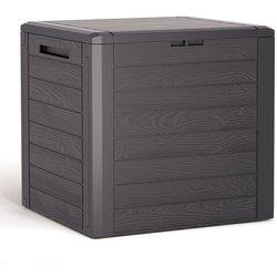 Prosperplast Baúl Almacenaje Exterior 140l Woodebox Collection 58.5x46x55 Cm