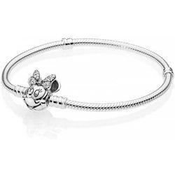 Pandora - Pulsera Moments en plata de ley Retrato de Minnie Brillante 597770CZ