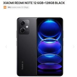 Xiaomi Redmi Note 12 5g 4gb/128gb Negro