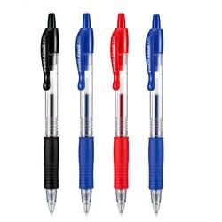 Pilot Pack 4 , Boligrafo G2 07 Luz Azul Fino Retráctil Gel Bolígrafo Punta Redonda 0.7mm Punta Punta 0.39mm Ancho de Línea Rellenable BL-G2-7, Boli pilot G2 Paquete de 4 und. en Colores esencial (2 Azul, 1 Negro y 1Rojo) o Pack de 4 en un solo