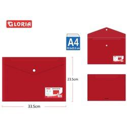 Gloria Europa Pack 12pcs Carpeta Sobre Portafolios Plástica con Broche de Presión Carpeta  Colores A4 33.5x23.5cm  para Documentos, Certificados, Recibos, Oficina y Escuela, Papelería, Documentos, Certificados, Recibos