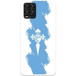 Funda para Realme 8 del Celta Escudo Trazo Azul - Licencia Oficial RC Celta