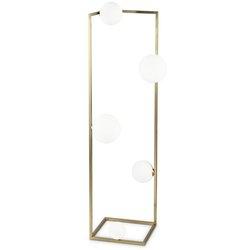 Piantana industrial angolo metallo ottone 5 luci g9 3w 3000k luce calda