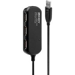 Hub LINDY 4-Port USB 2.0 Hub