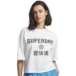 Superdry Camiseta Code Core Sport Blanco