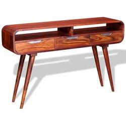 Mesa consola VIDAXL Marrón Madera (120x30x75 cm)