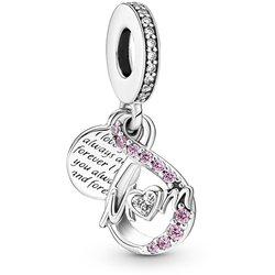 Charm colgante doble Pandora 791468C01 Mamá