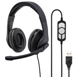 Hama - PC Auricular USB con micro HS-USB300