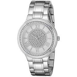 Reloj Guess Madison Mujer de Acero con Circonitas y Esfera Plateada W0637L1