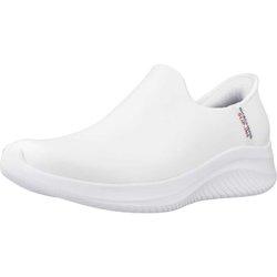 Zapatos de Mujer SKECHERS Slipins Ultra Flex All Tecido Blanco (38)