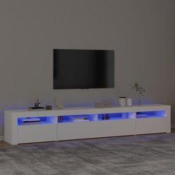 Soporte TV con luces LED blanco 240x35x40 cm