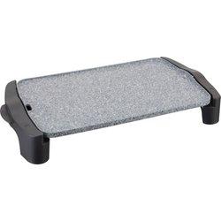 Jata Plancha de Asar Eléctrica Cocina Muy Resistente al Rayado y Antiadherente Libre de PFOA Medidas 46 x 28 cm 2500 W Fabricada en España, Color Gris [Clase de eficiencia energética A] - GR558