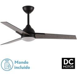 Akunadecor - Ventilador De Techo Metal Negro Argestes