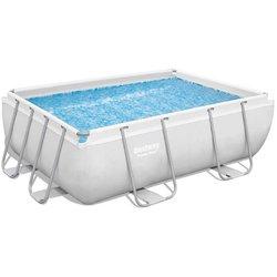 Bestway Piscina Desmontable Tubular Rectangular Power Steel 282x196x84 Cm