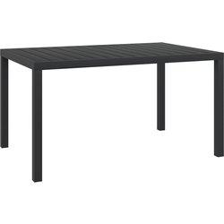 Mesa Jardin VIDAXL Negro WPC (150x90x74 cm)