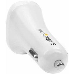 Cargador de coche startech usb2pcarwhs blanco