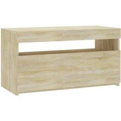 Mueble para TV con LED Sonoma Oak Lights 60x35x40cm