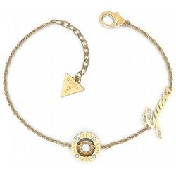 GUESS Pulsera Corazón Fino Acero Dorado Jubb01422Jwygs