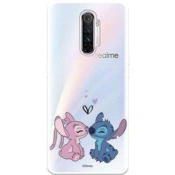 Funda para Realme X2 Pro Oficial de Disney Angel & Stitch Beso - Lilo & Stitch