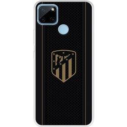 Funda para Realme C21Y del Atleti Escudo Dorado Fondo Negro - Licencia Oficial Atlético de Madrid