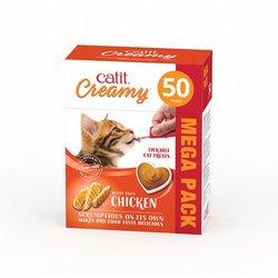 Snack liquido para gato Catit creamy pollo 50x10g