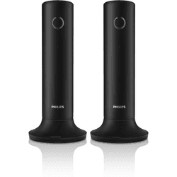 Teléfono Fijo PHILIPS M4502B Duo Negro